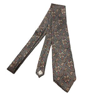 Vintage Don Loper Beverly Hills 100% Italian Silk Men’s Neck Tie Made In USA